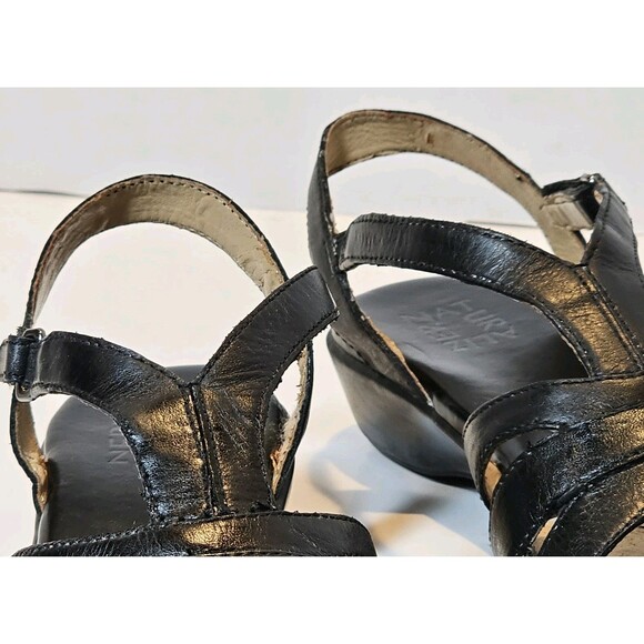 Naturalizer Women's Nasim Banded Leather Sandals Black Sizes 9M - Picture 6 of 12